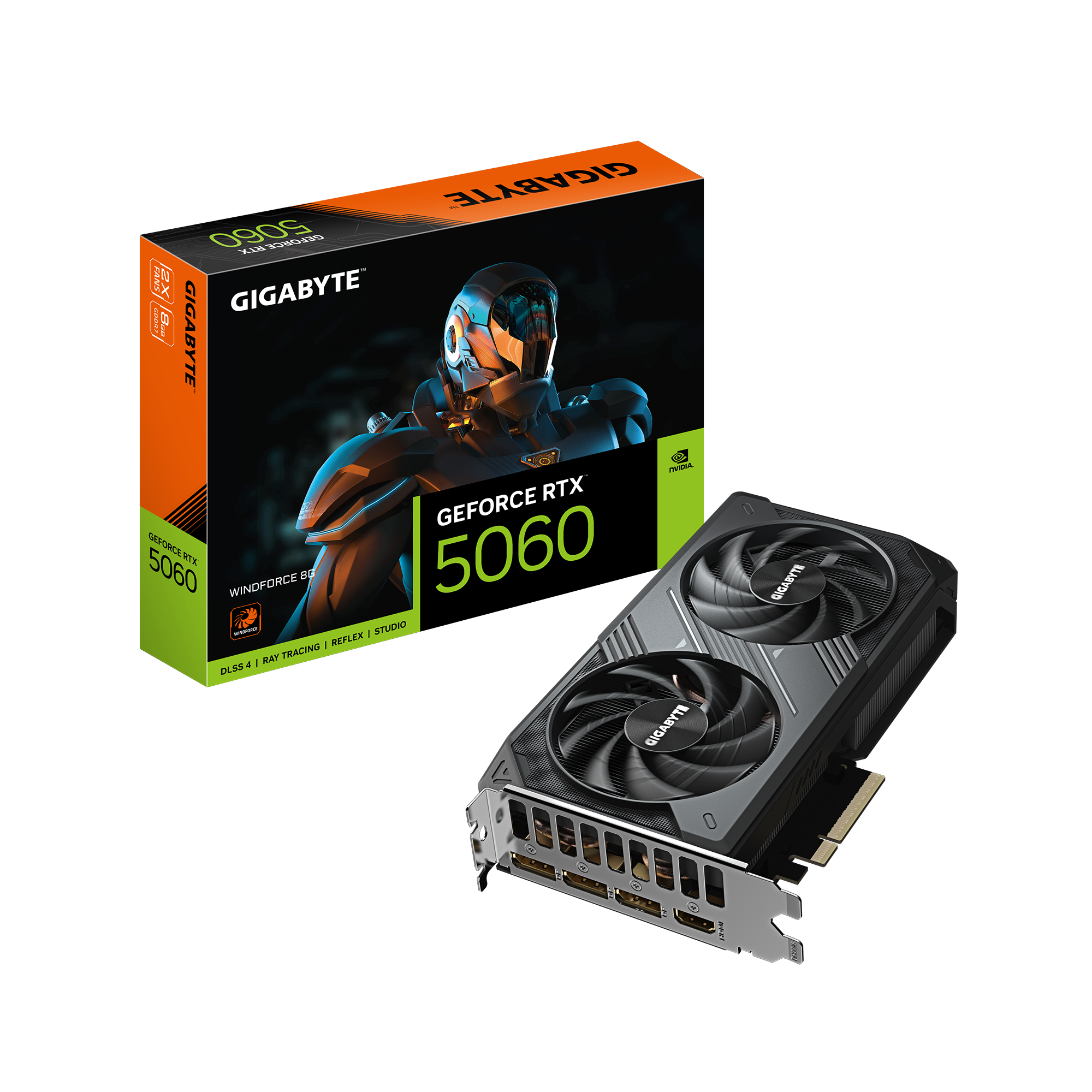 GPU RTX 5060 8GB GIGABYTE WINDFORCE